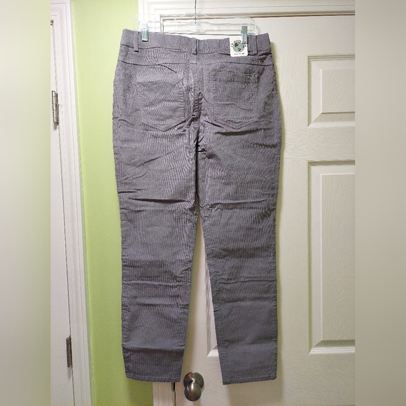 Toad&Co Karuna Cord Skinny Pants, sz 12, Storm (Gray/Blue), Women's - Picture 4 of 4